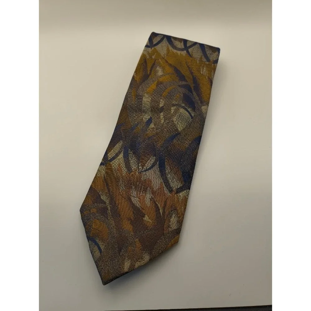 Vintage Estate of‎ Jerome J Garcia Necktie Silk Abstract Art Pattern Men's Tie